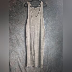 Free People Beach Raw Sage Green Tank Dress